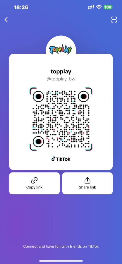 TOPPLAY TikTok QR code